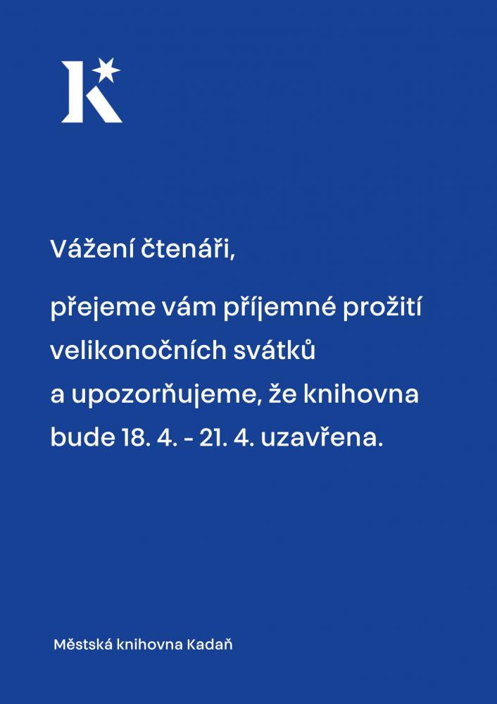 Velikonoce - ZAVŘENO
